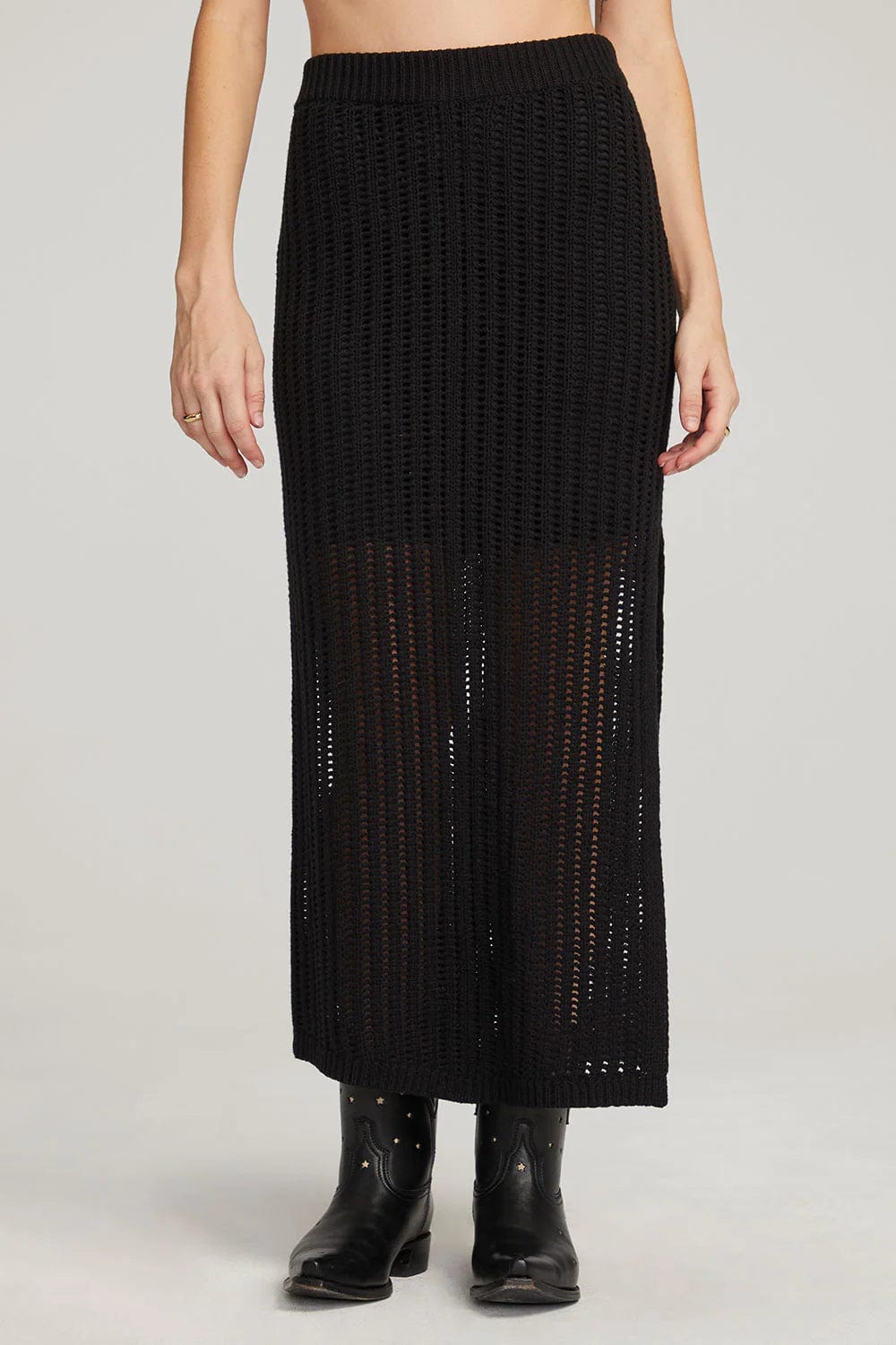 Bottoms - Saltwater Luxe - Suzi Midi Knit Skirt - Nagel wereld